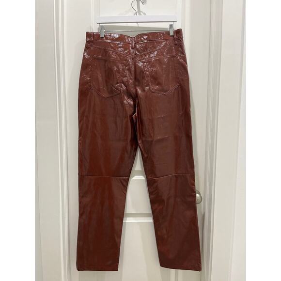 NWT Abercrombie & Fitch The 90’s Straight Ultra High Rise Pants Sz 33 / 16 Long - Picture 7 of 8